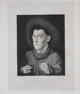 Mand med en lyserød af Claude Ferdinand Gaillard