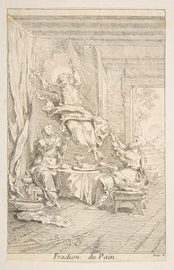 Inddeling af Brødet.n.d. Skaber: Claude Gillot, Jacques Gabriel Huquier. af Claude Gillot, Jacques Gabriel Huquier