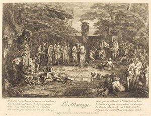 Ægteskab (Ægteskab) af Claude Gillot