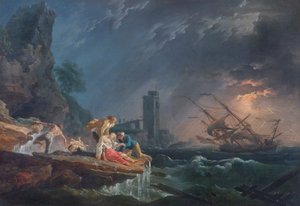A Shipwreck, ca. 1760-65 (olie på lærred)