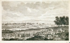 Franske soldaters indtog i Torino, ca. 1796 (radering) af Claude Joseph Vernet