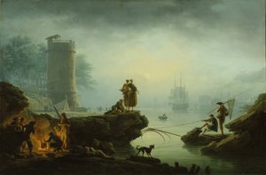 Morgen, 1760. af Claude Joseph Vernet