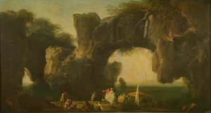 Udsigt over Sorrento af Claude Joseph Vernet