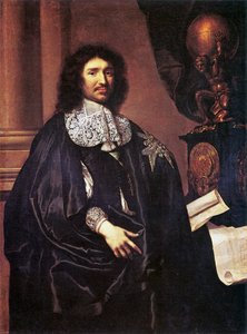 Portræt af Jean-Baptiste Colbert af Claude Lefebvre
