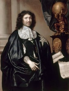 Portræt af Jean-Baptiste Colbert 1619-1683 af Claude Lefebvre