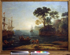 Ankomst af Aeneas til Italien. Skabelsen af ​​Romerriget. (Æneas