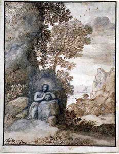 Landskab med Magdalene af Claude Lorrain