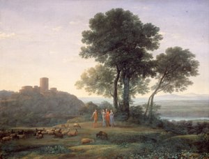 Jacob med Laban og hans døtre af Claude Lorrain