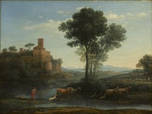 Landskab med Jakobs rejse af Claude Lorrain