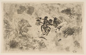 Siddende kvinde og andre skitser, ca. 1630-33. af Claude Lorrain