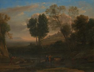 Solopgang, muligvis 1646-47. af Claude Lorrain