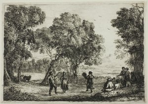Landedansen af Claude Lorrain