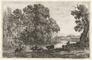 Kohyrden (Le bouvier) af Claude Lorrain