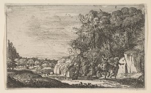 Flugten til Egypten, ca. 1630-31. af Claude Lorrain