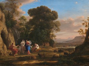 The Judgment of Paris, 16451646. af Claude Lorrain