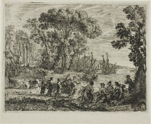 Europas voldtægt af Claude Lorrain
