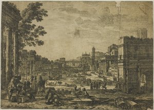 Forum Romanum af Claude Lorrain