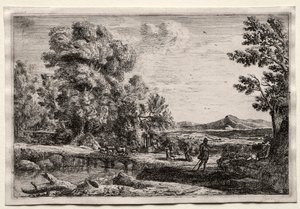 Træbroen af Claude Lorrain