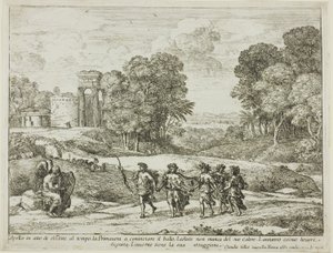 Tid, Apollo og årstiderne af Claude Lorrain
