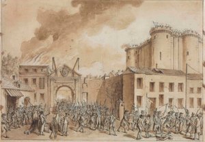 Stormen af Bastillen den 14. juli 1789.