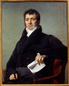 Portræt af Claude Marie Morin Maleri af Claude-Marie Dubufe (1790-1864) 1800-tallets Nantes, Musee des Beaux Arts