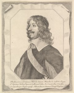 Abel Servien. af Claude Mellan