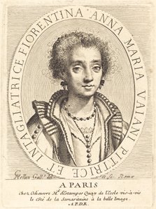 Anna Maria Vaiani af Claude Mellan