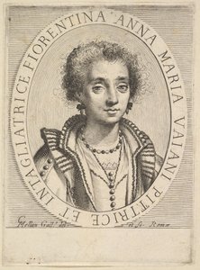 Anna Maria Vaiani, 1624-36. af Claude Mellan
