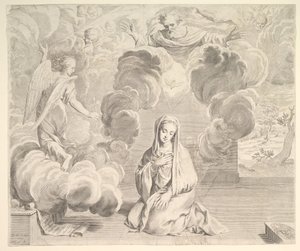 Bebudelse, 1666. af Claude Mellan