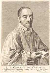 Charles de Condren af Claude Mellan