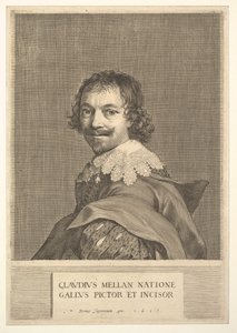 Claude Mellan: Selvportræt, 1635. af Claude Mellan