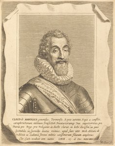 Claude de Marolles af Claude Mellan