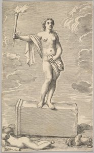 Feminin figur. af Claude Mellan