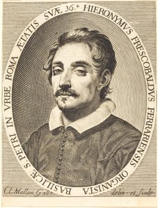 Girolamo Frescobaldi af Claude Mellan
