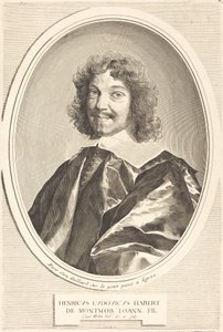 Henri-Louis Habert de Montmor af Claude Mellan