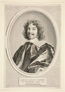 Henri Louis Habert de Montmor af Claude Mellan