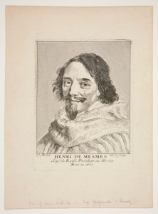 Henry de Mesmes af Claude Mellan