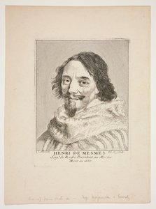 Henri de Mesmes af Claude Mellan