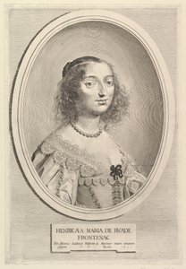 Henriette-Marie de Buade-Frontenac, 1641. af Claude Mellan