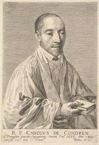 Fader Charles de Condren. af Claude Mellan