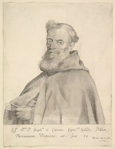 Fader Stephen af ​​Cesena, 1674. af Claude Mellan