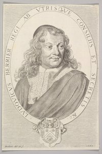 Louis Berryer, 1667. af Claude Mellan