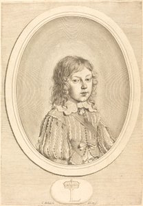 Ludvig XIV som dreng af Claude Mellan