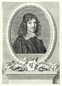 Nicolas Fouquet, finansinspektør i Frankrig under Louis XIV (gravering) af Claude Mellan
