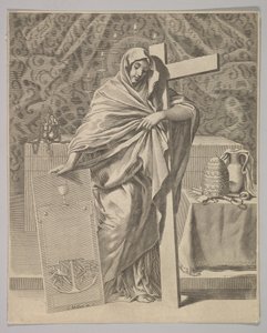 Troens personificering, 1642. af Claude Mellan
