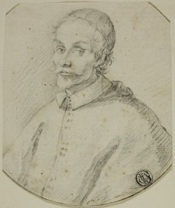 Portrætbuste af en kardinal af Claude Mellan