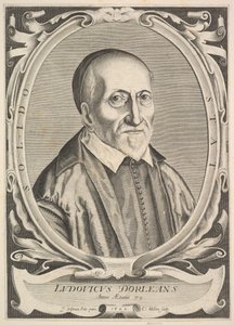 Portræt af Louis dOrléans, 1622. af Claude Mellan