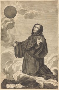 Sankt Benedikt af Claude Mellan