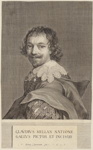 Selvportræt af Claude Mellan af Claude Mellan
