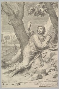 St. Augustin, 1660. af Claude Mellan